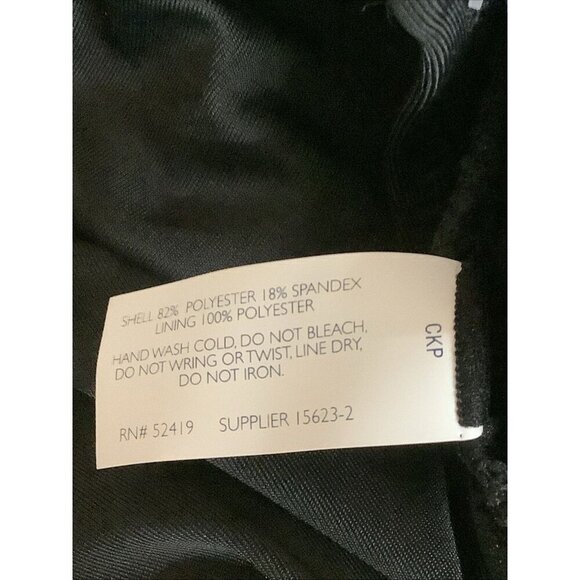 Sonnet Shores 24W Plus Size Black One Piece Swimsuit Msrp $84.00. New With Tags - Picture 9 of 9